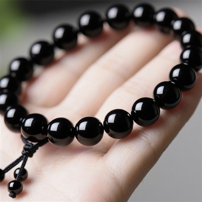 Pulseiras de cristal de pedra natural para homens
